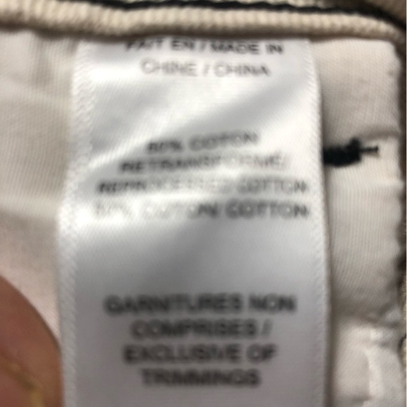 Twik Cream Denim with Black Accent cargo pants-size 27- new- for work or play - Picture 9 of 16